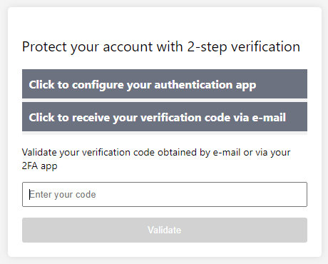 2FA Setup